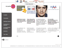 Tablet Screenshot of collectif-autisme.org